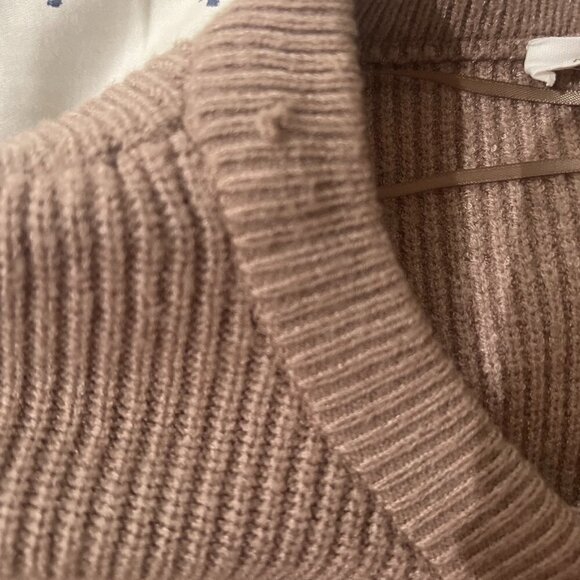SOPHIE RUE Taupe Textured Pullover Sweater Size S - Picture 7 of 9